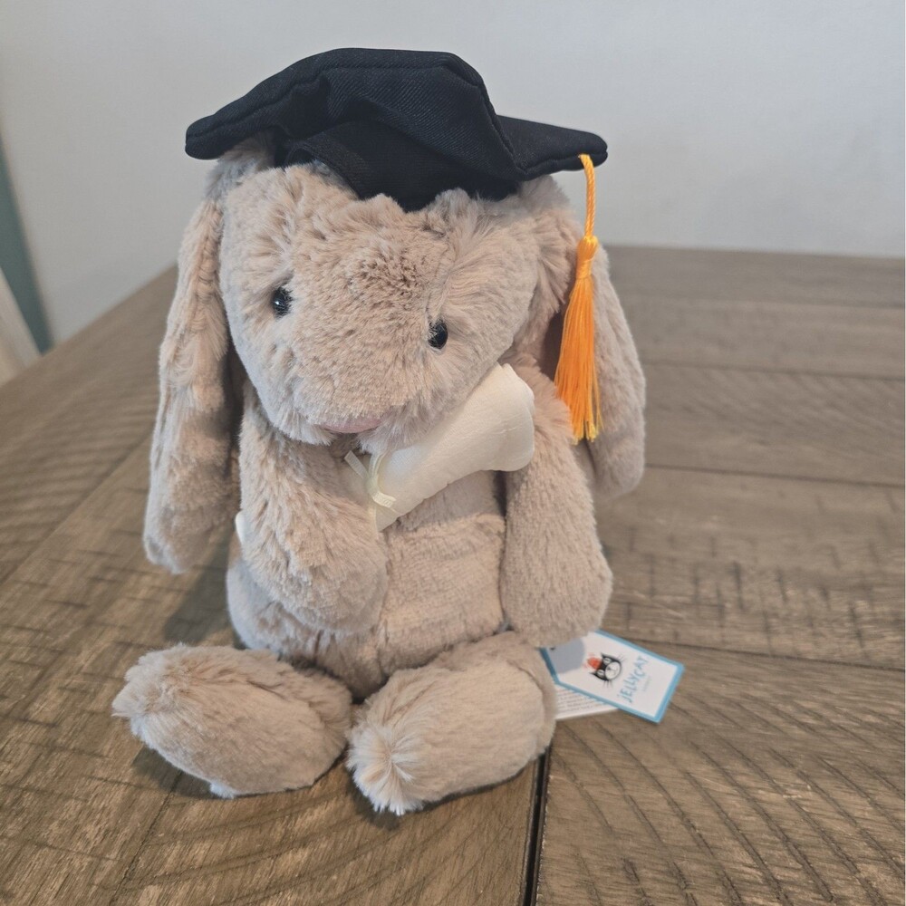 Jellycat Bashful Bunny Graduation Outfit Bas3grad